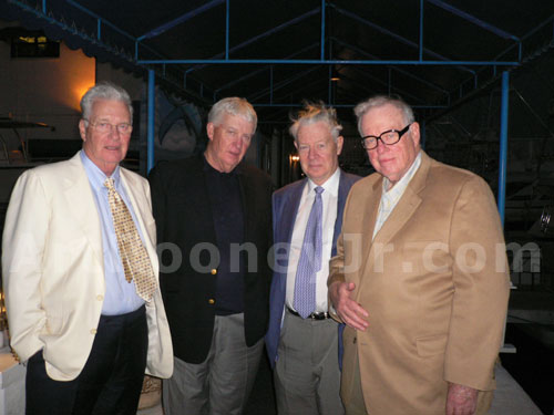 John Rooney, Pat Rooney, Tim Rooney and Art Rooney Jr. at the Palm Beach Yacht Club - April 2009
