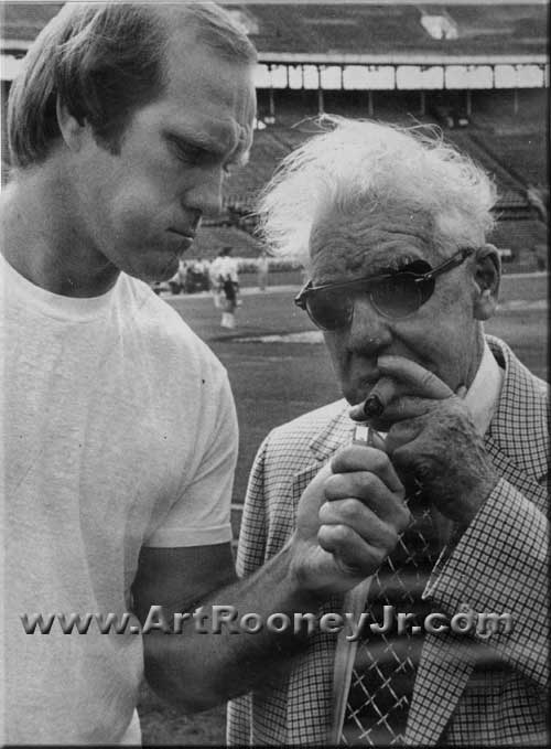 Terry Bradshaw and Art Rooney