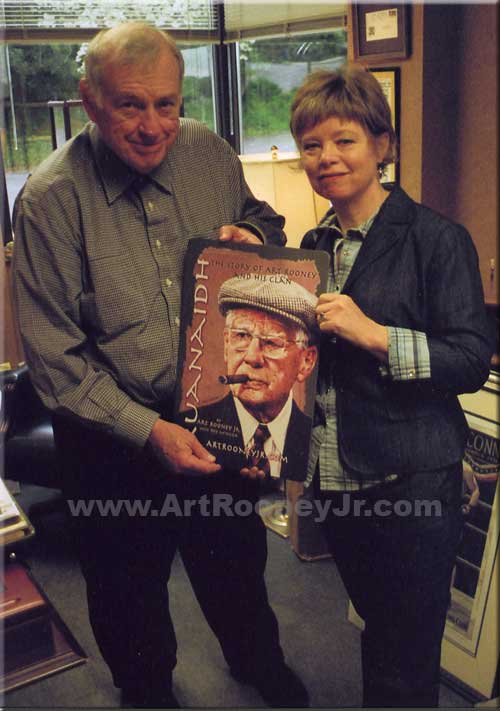 Art Rooney and cousin Kathy