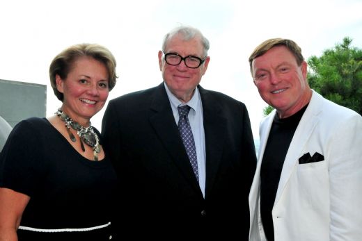  Judy Woffington, Art Rooney Jr. and John Woffington during Evening with Art Rooney Jr. & Easter Seals at the Herforth/Karlovich Home on Wednesday, July 21, 2010. Picture courtesy of Mike Mancini/TribLive.com