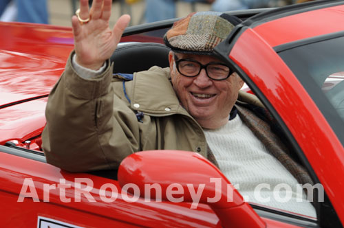 Art Rooney, Jr. was the Grand Marshal of the Autumn Glory Festival Parade in Oakland, Maryland